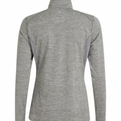 Protest 1/4 Fleece " PRTSENNA In Dark Grey Melee -protest shop protest 1 4 fleece prtsenna in dark grey melee 4