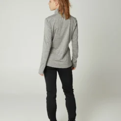 Protest 1/4 Fleece " PRTSENNA In Dark Grey Melee -protest shop protest 1 4 fleece prtsenna in dark grey melee 6