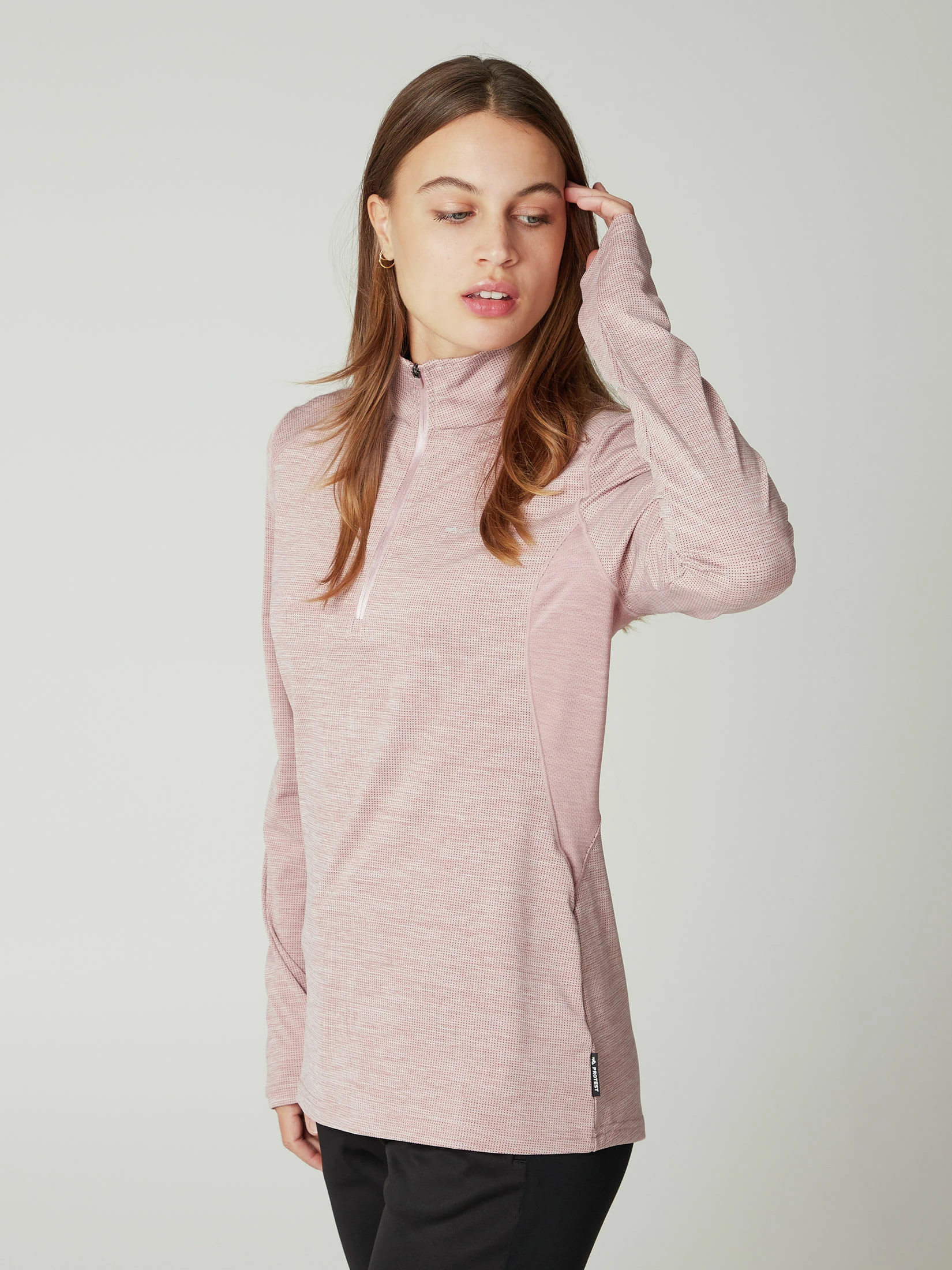 Protest 1/4 Fleece " PRTSENNA In Mauve 4 Protest 1/4 Fleece " PRTSENNA In Mauve – Bild 2