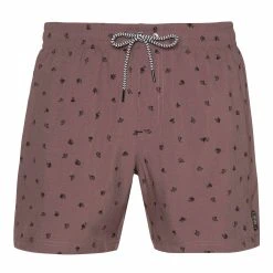 Protest Beachshort " BARAT In Marron Fabric
