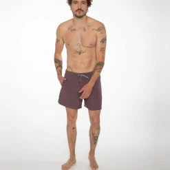 Protest Beachshorts " DAVEY In Marron Fabric 13 Protest Beachshorts " DAVEY In Marron Fabric -protest shop protest beachshorts davey in marron fabric 2