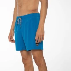 Protest Beachshorts " DAVEY In Medium Blue 18 Protest Beachshorts " DAVEY In Medium Blue -protest shop protest beachshorts davey in medium blue 7