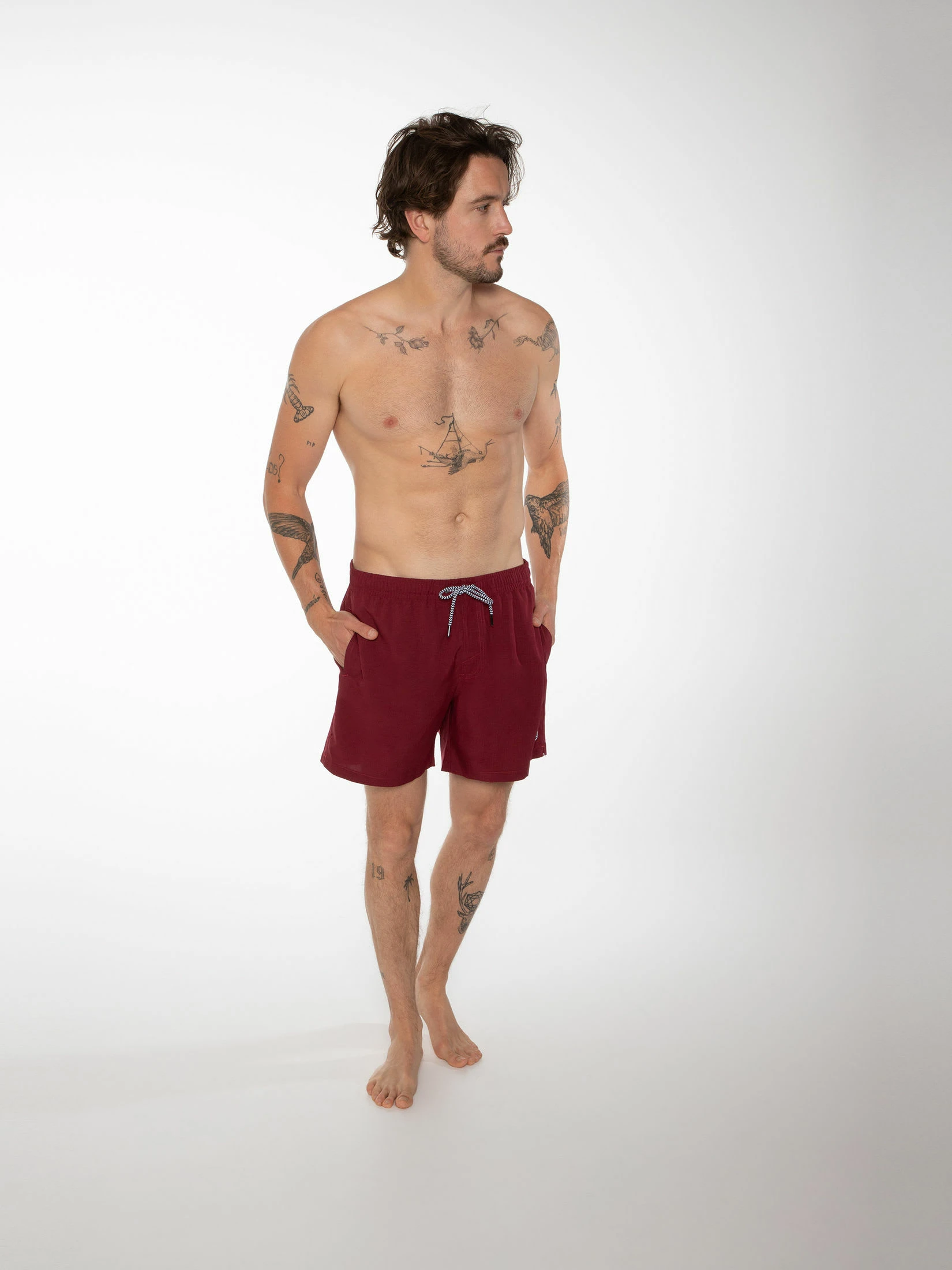 Protest Beachshorts " DAVEY In Red Sangria 5 Protest Beachshorts " DAVEY In Red Sangria – Bild 3