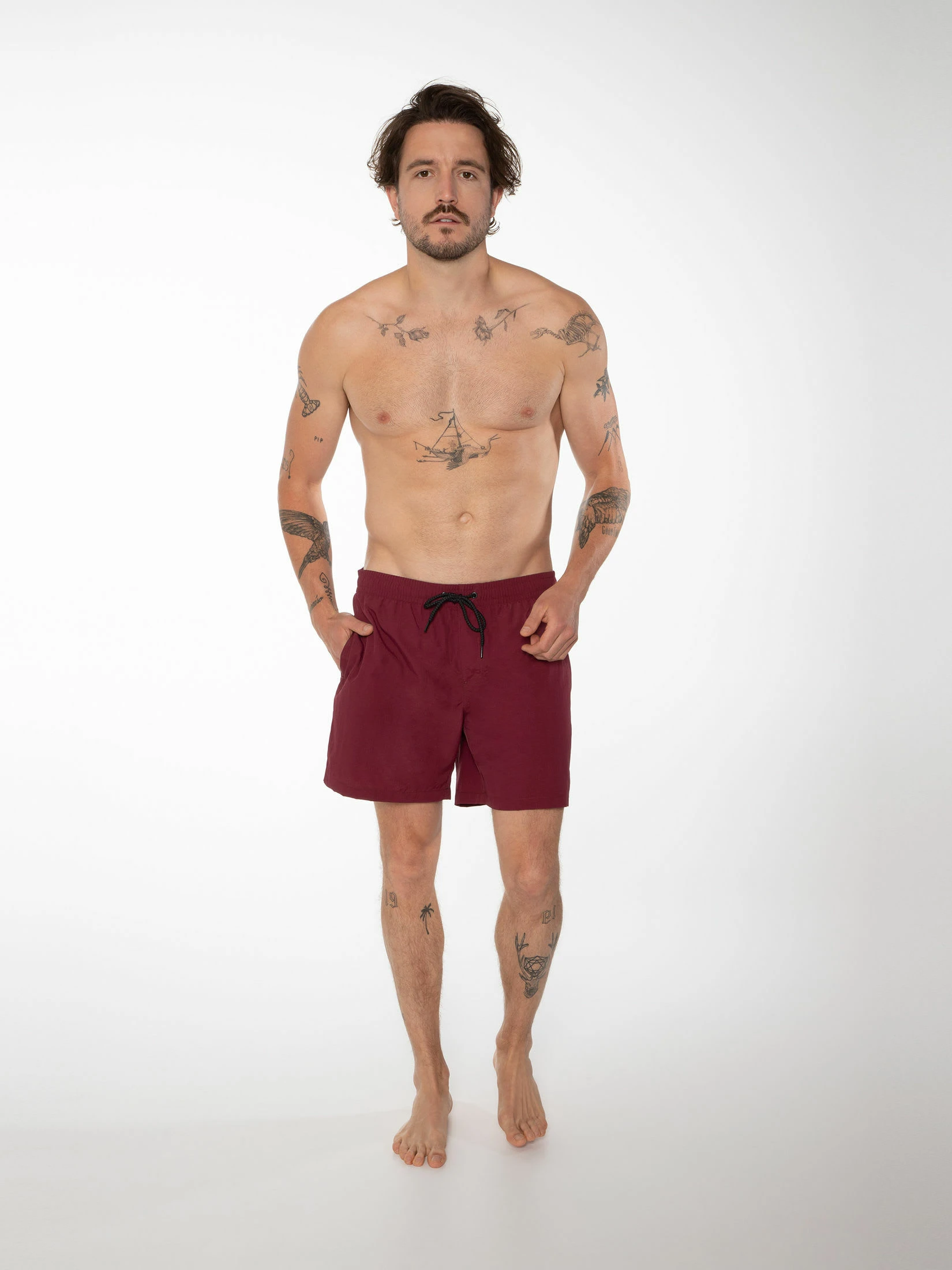 Protest Beachshorts " FASTER In Dark Cherry 5 Protest Beachshorts " FASTER In Dark Cherry – Bild 3