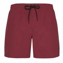 Protest Beachshorts " FASTER In Dark Cherry
