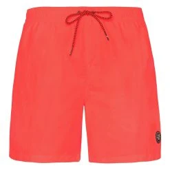 Protest Beachshorts " FASTER In Neon Pink