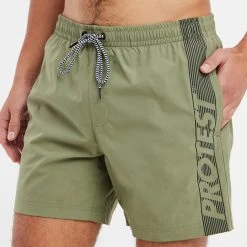 Protest Beachshorts " PRTFAREL In Artichoke Green -protest shop protest beachshorts prtfarel in artichoke green 5