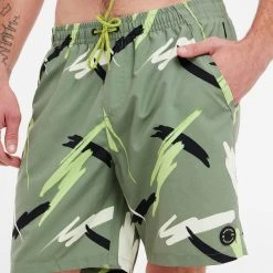 Protest Beachshorts " PRTLEUCA In Artichoke Green 14 Protest Beachshorts " PRTLEUCA In Artichoke Green -protest shop protest beachshorts prtleuca in artichoke green 5