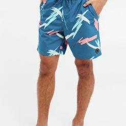 Protest Beachshorts " PRTLEUCA In DeepDive Blue -protest shop protest beachshorts prtleuca in deepdive blue 1
