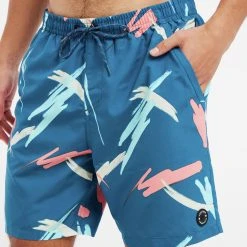 Protest Beachshorts " PRTLEUCA In DeepDive Blue -protest shop protest beachshorts prtleuca in deepdive blue 5