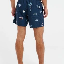 Protest Beachshorts " PRTVUNG In Night Skyblue -protest shop protest beachshorts prtvung in night skyblue 3