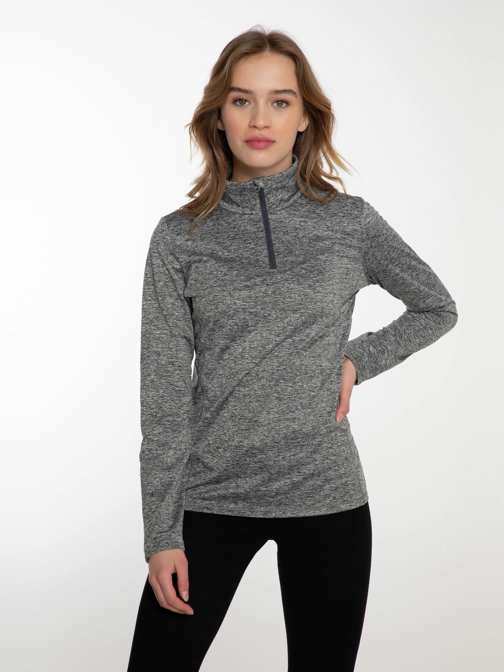 Protest Fleece " FABRIZM In Dark Grey Melee 4 Protest Fleece " FABRIZM In Dark Grey Melee – Bild 2