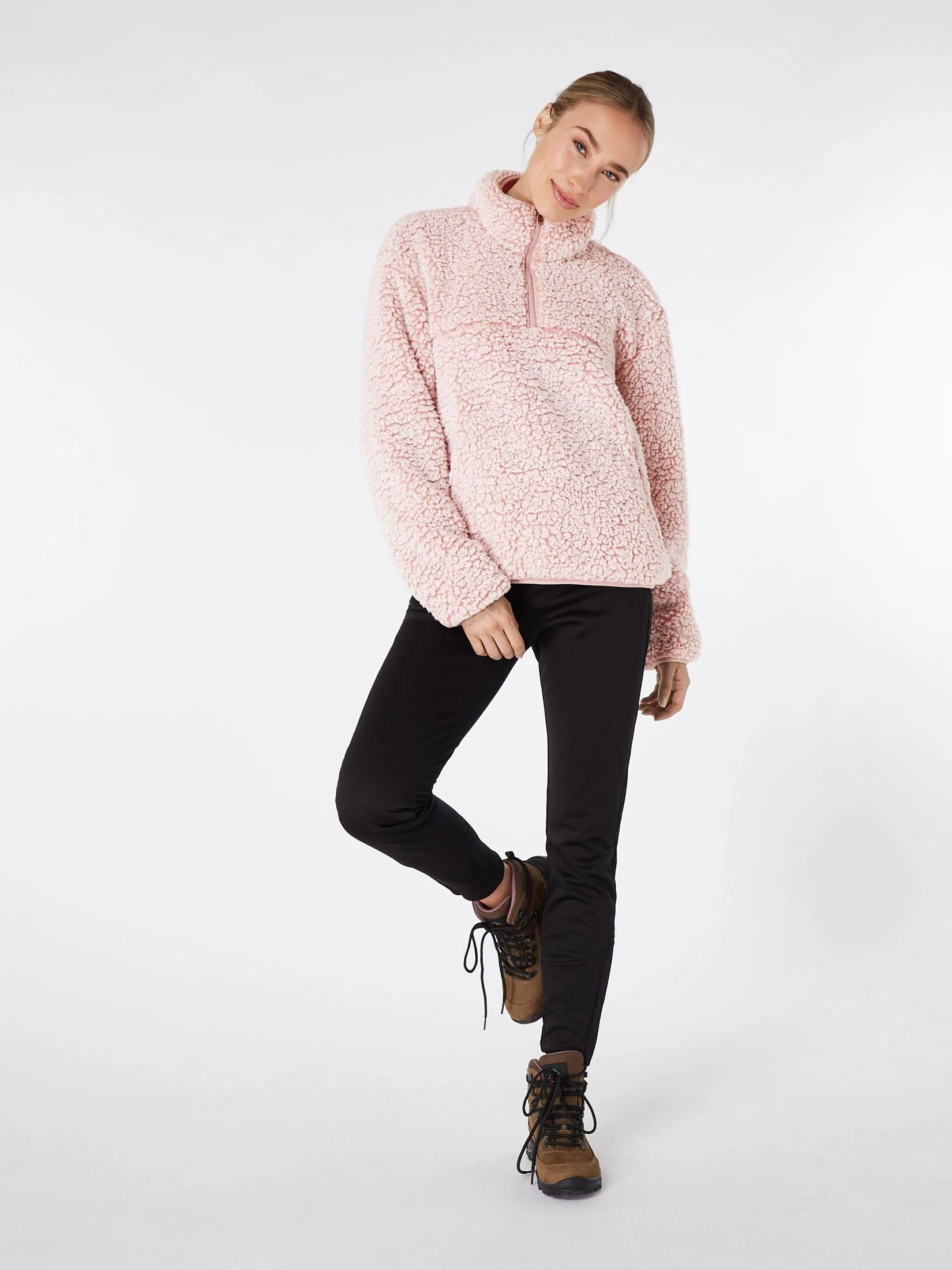 Protest Fleece " PRTGERBERA In Mauve 5 Protest Fleece " PRTGERBERA In Mauve – Bild 3