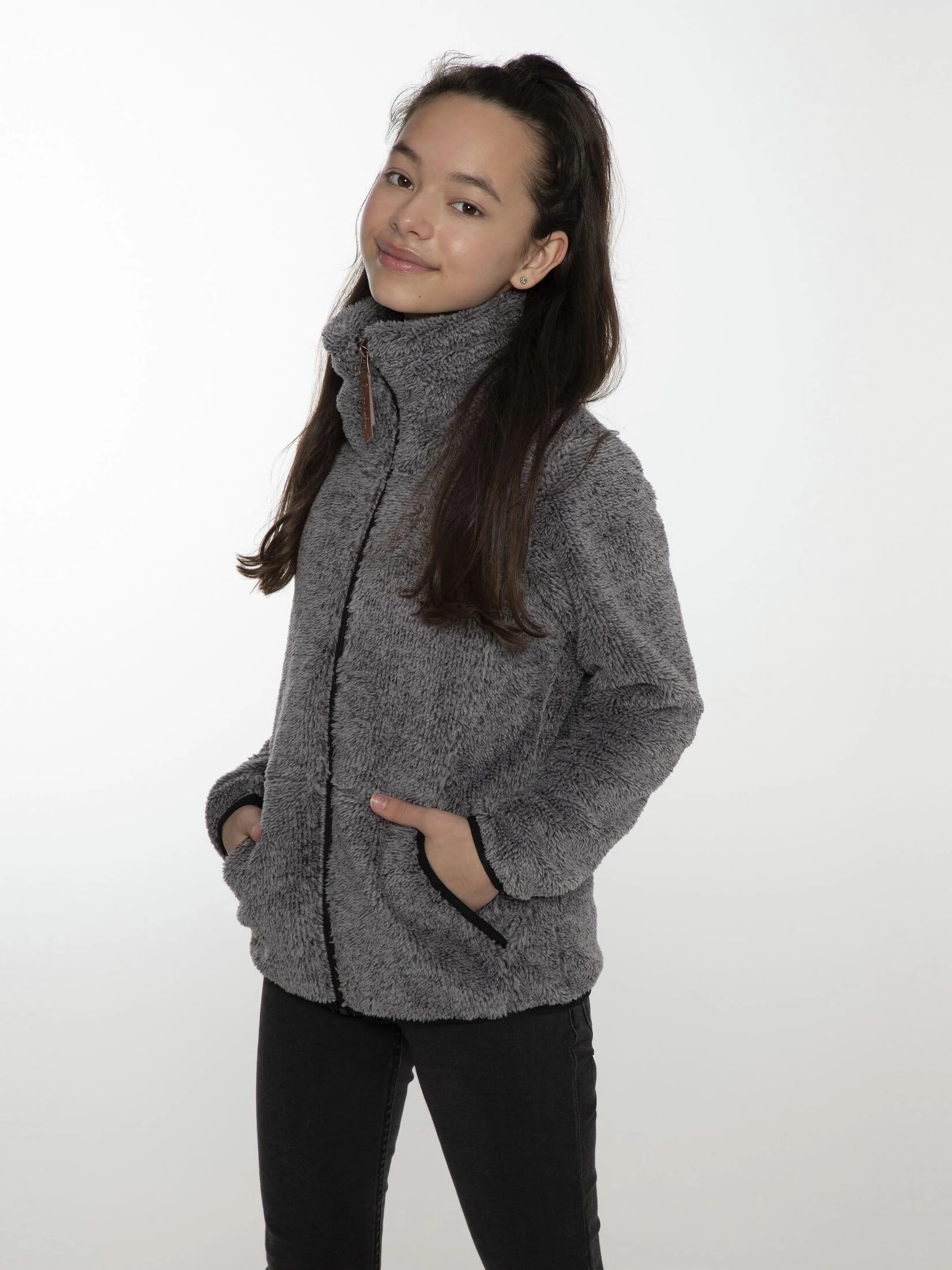 Protest Fleece " RIRI JR In Dark Grey Melee 4 Protest Fleece " RIRI JR In Dark Grey Melee – Bild 2