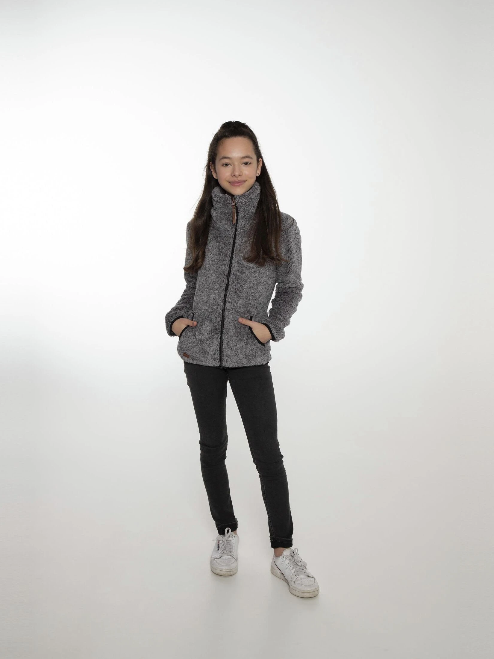 Protest Fleece " RIRI JR In Dark Grey Melee 5 Protest Fleece " RIRI JR In Dark Grey Melee – Bild 3