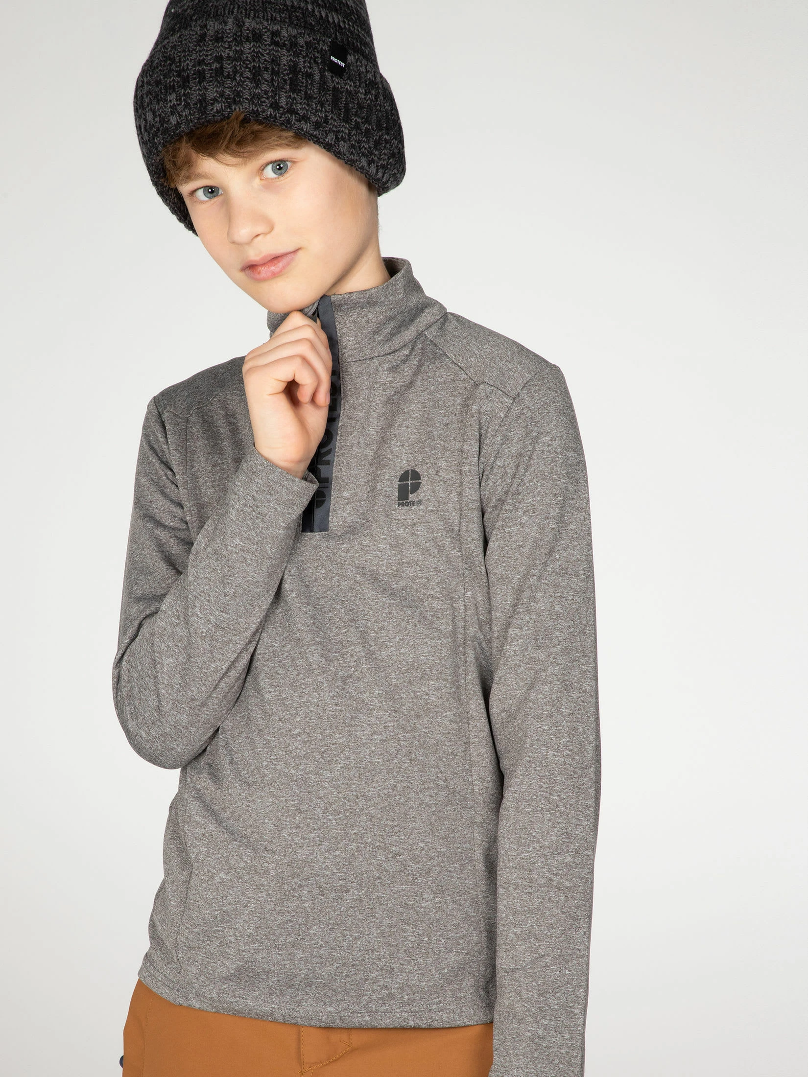 Protest Fleece " WILLOWY JR In Dark Grey Melee 8 Protest Fleece " WILLOWY JR In Dark Grey Melee – Bild 6