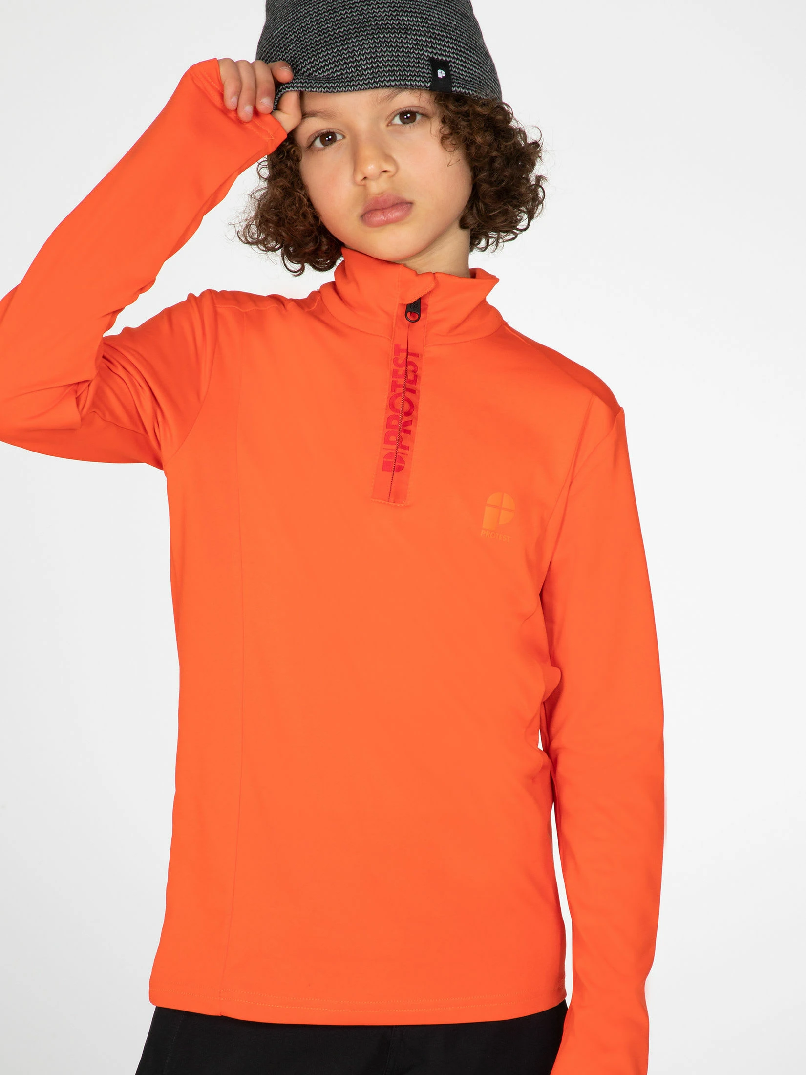 Protest Fleece " WILLOWY JR In Orange Fire 8 Protest Fleece " WILLOWY JR In Orange Fire – Bild 6
