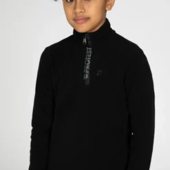 Protest Fleece " WILLOWY JR In True Black -protest shop protest fleece willowy jr in true black 6