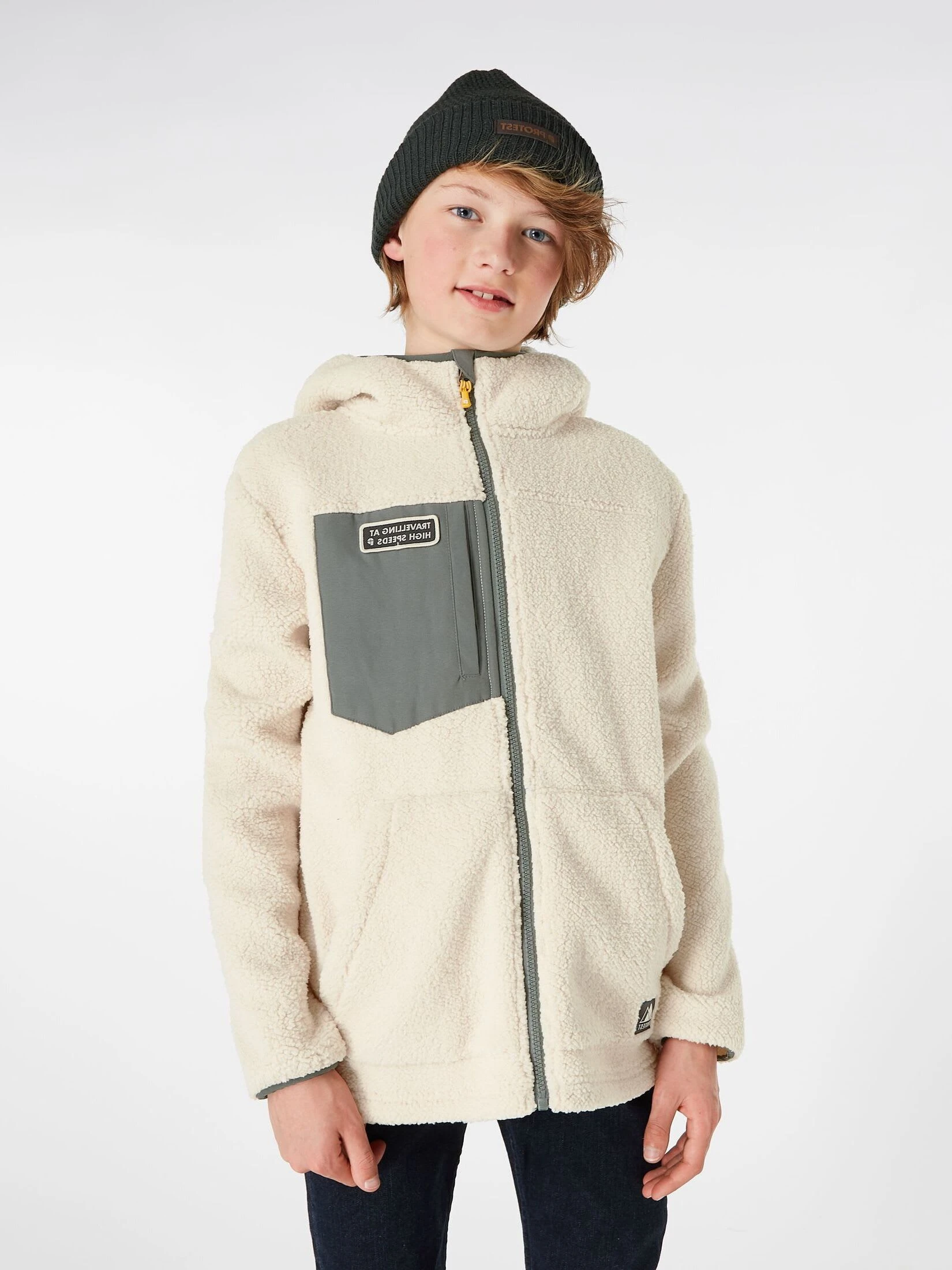 Protest Full Zip Hoodie " PRTJERRY JR In Kitoffwhite 4 Protest Full Zip Hoodie " PRTJERRY JR In Kitoffwhite – Bild 2