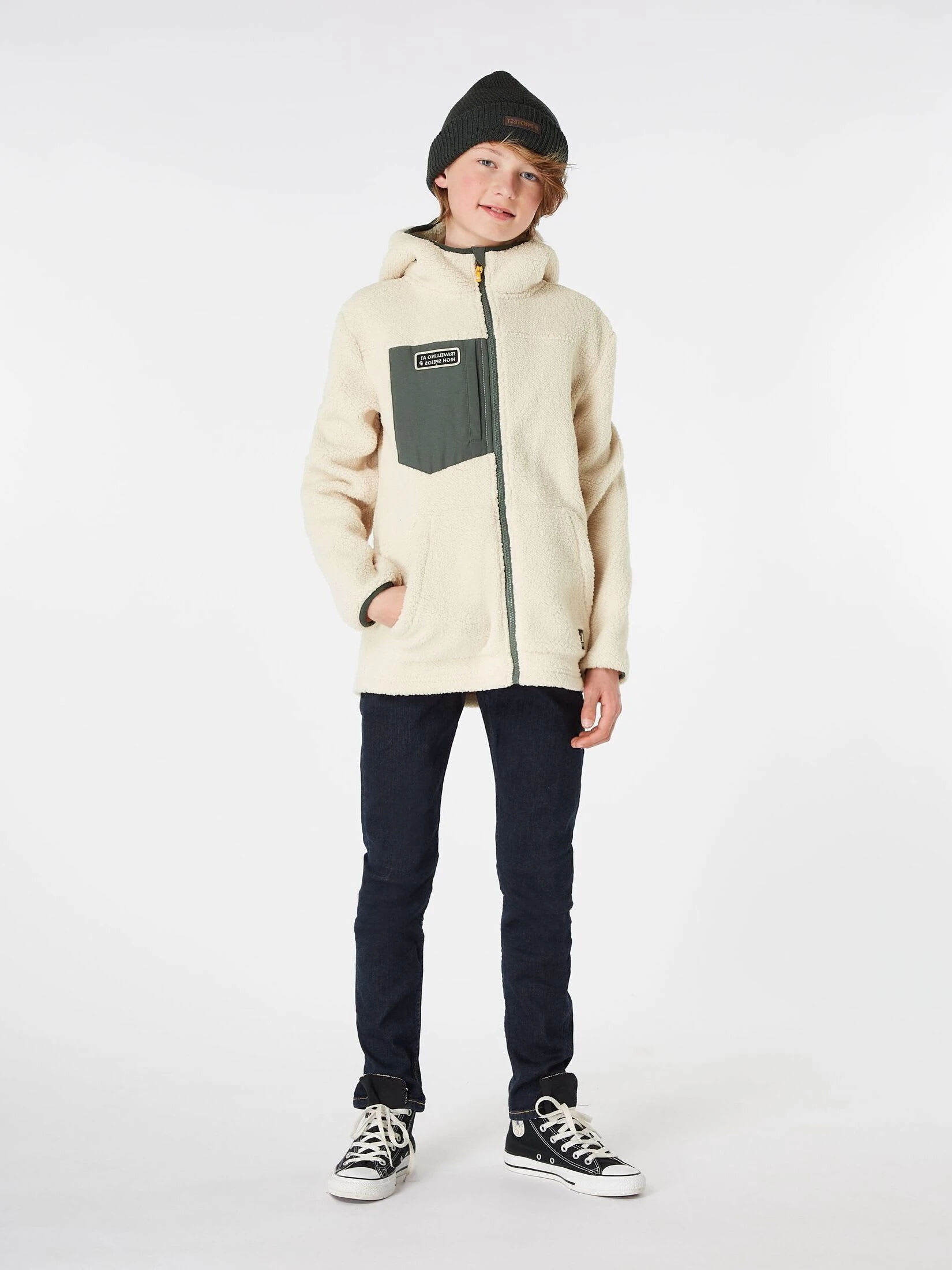 Protest Full Zip Hoodie " PRTJERRY JR In Kitoffwhite 5 Protest Full Zip Hoodie " PRTJERRY JR In Kitoffwhite – Bild 3