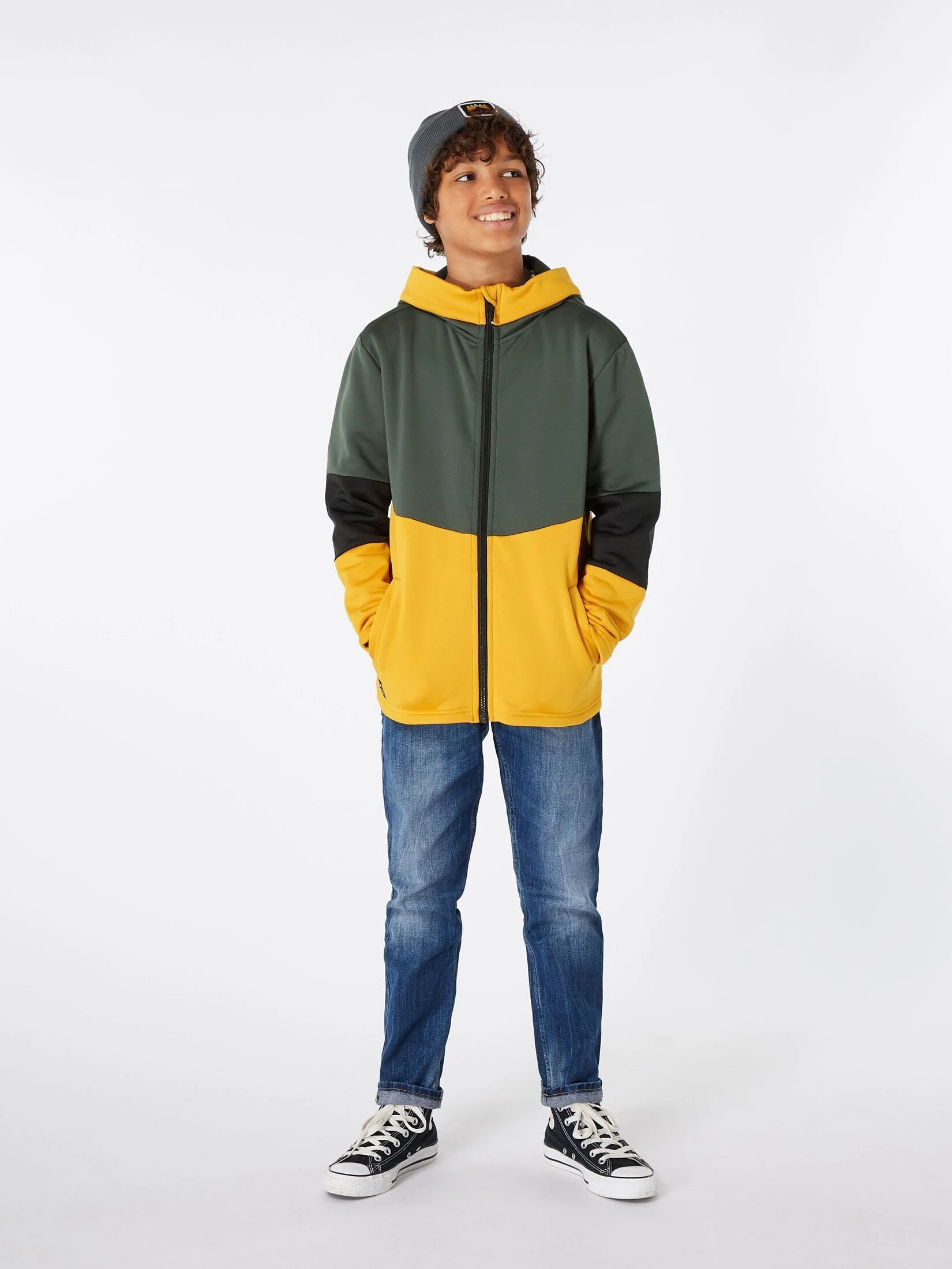 Protest Full Zip Hoodie " PRTREIN JR In Huntergreen 5 Protest Full Zip Hoodie " PRTREIN JR In Huntergreen – Bild 3