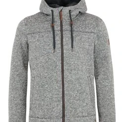 Protest Full Zip Hoodie " SPARROW 21 In Dark Grey Melee