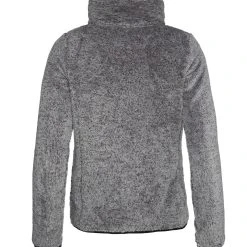 Protest Full Zip Top " RIRI In Dark Grey Melee -protest shop protest full zip top riri in dark grey melee 4