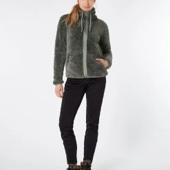 Protest Full Zip Top " RIRI In Mistygreen -protest shop protest full zip top riri in mistygreen 2