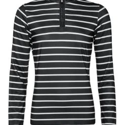 Protest Funktionsshirt "Tipsy" In Schwarz/ Weiß