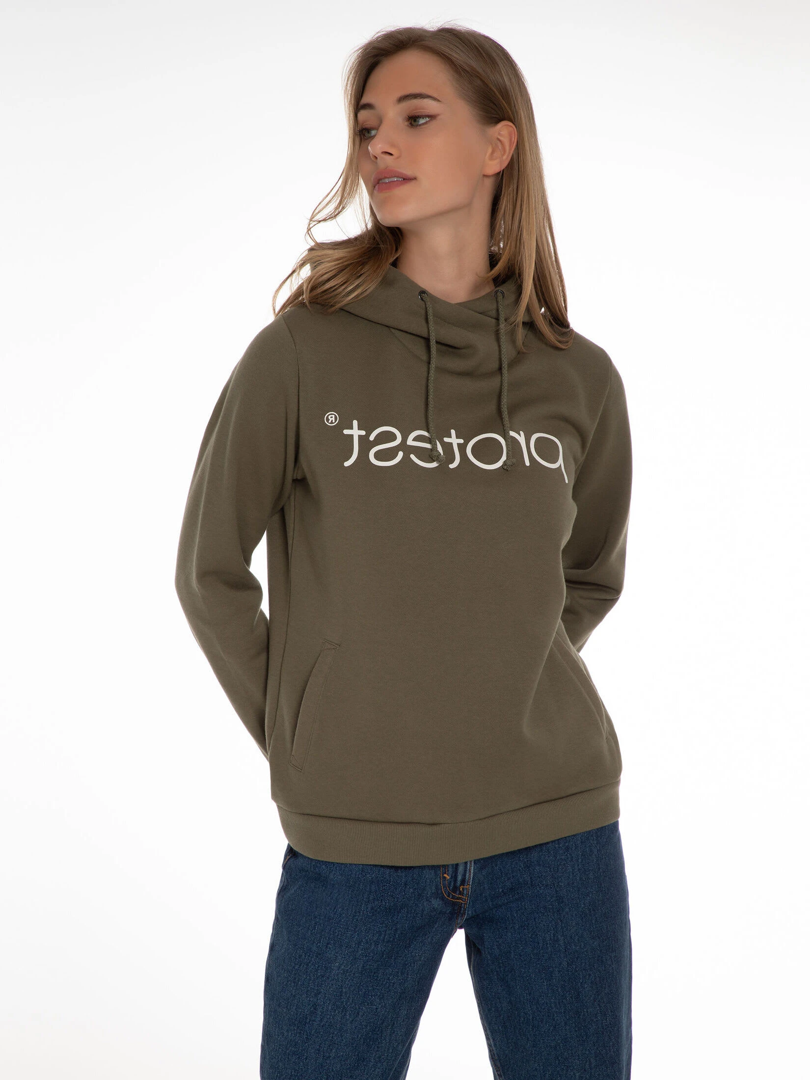 Protest Hoodie " CLASSIC LOGO HOODY In Just Leaf 4 Protest Hoodie " CLASSIC LOGO HOODY In Just Leaf – Bild 2