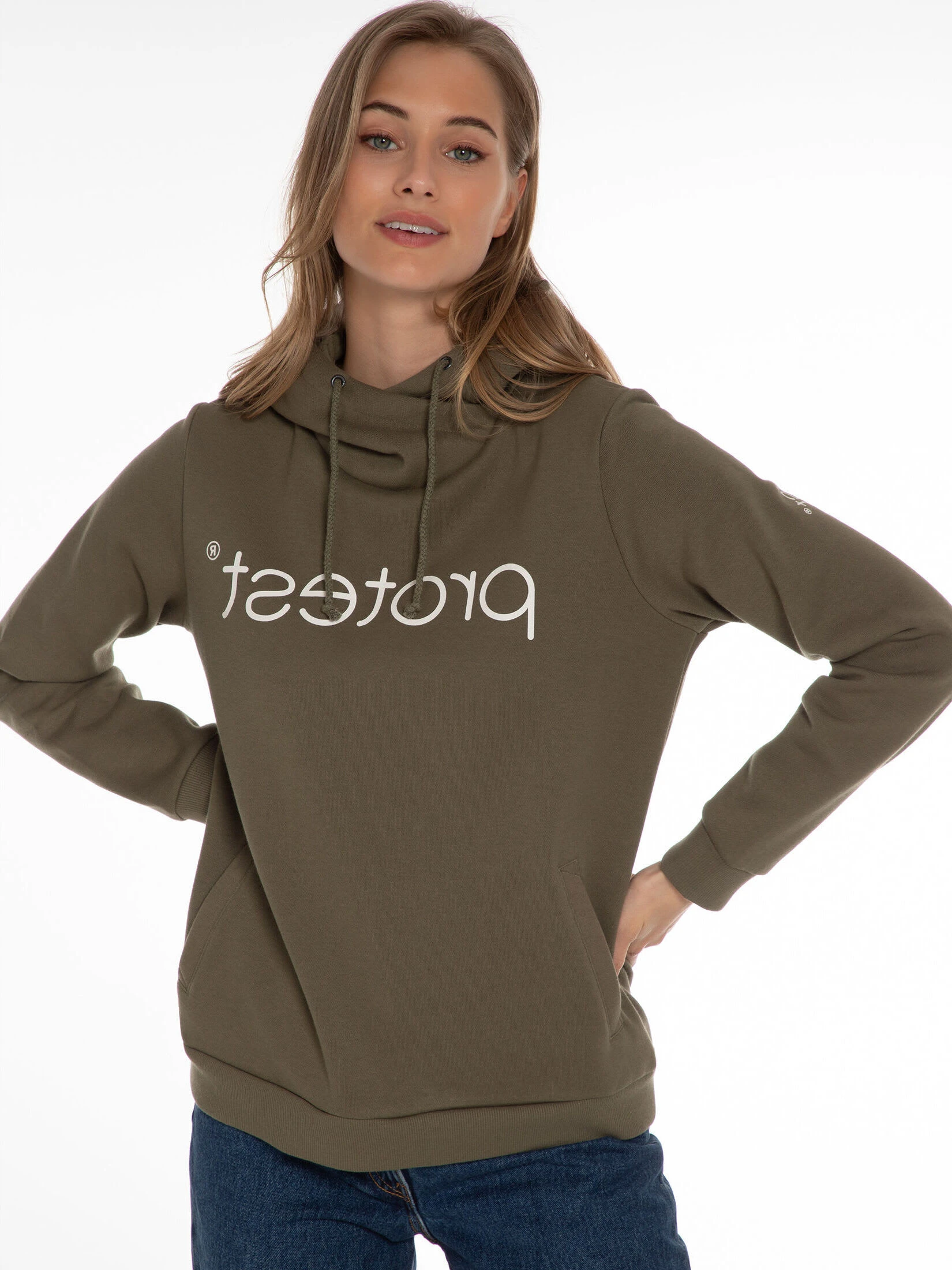 Protest Hoodie " CLASSIC LOGO HOODY In Just Leaf 8 Protest Hoodie " CLASSIC LOGO HOODY In Just Leaf – Bild 6