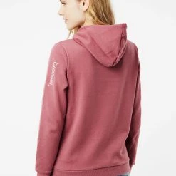 Protest Hoodie " CLASSIC LOGO HOODY In Petal Pink -protest shop protest hoodie classic logo hoody in petal pink 3