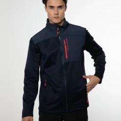 Titelseite -protest shop protest hoodie mit reissverschluss hammeren in deep ocean 1