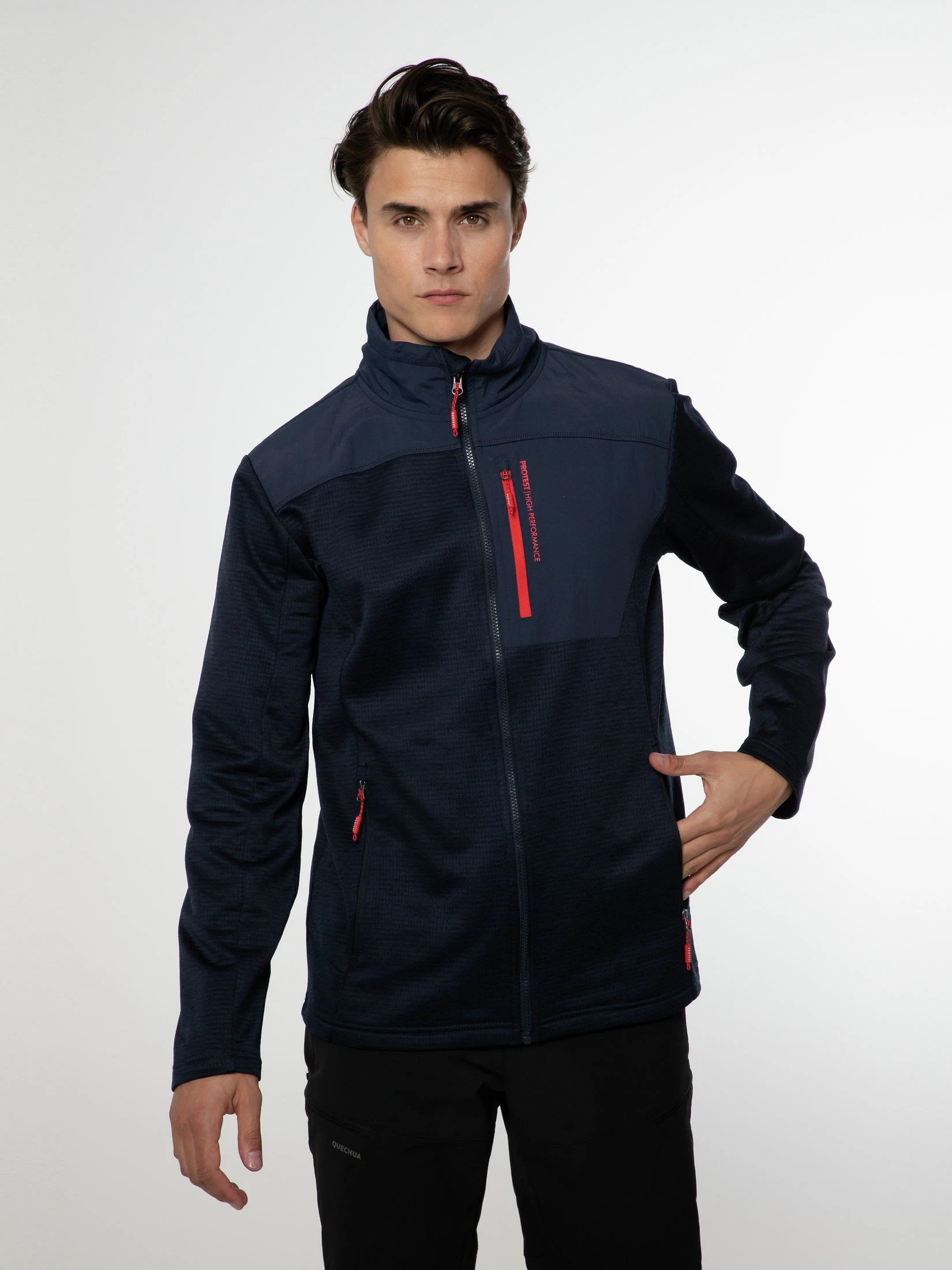 Protest Hoodie Mit Reißverschluss " HAMMEREN In Deep Ocean 4 Protest Hoodie Mit Reißverschluss " HAMMEREN In Deep Ocean – Bild 2