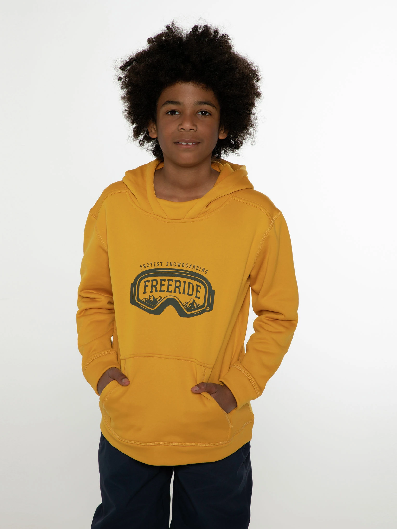 Protest Hoodie " WIZZET JR In Dark Yellow 4 Protest Hoodie " WIZZET JR In Dark Yellow – Bild 2