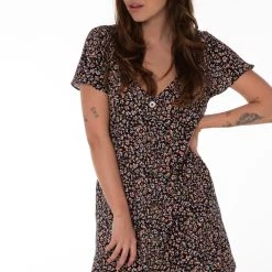 Protest Kleid " ONTARIO In True Black -protest shop protest kleid ontario in true black 5 scaled