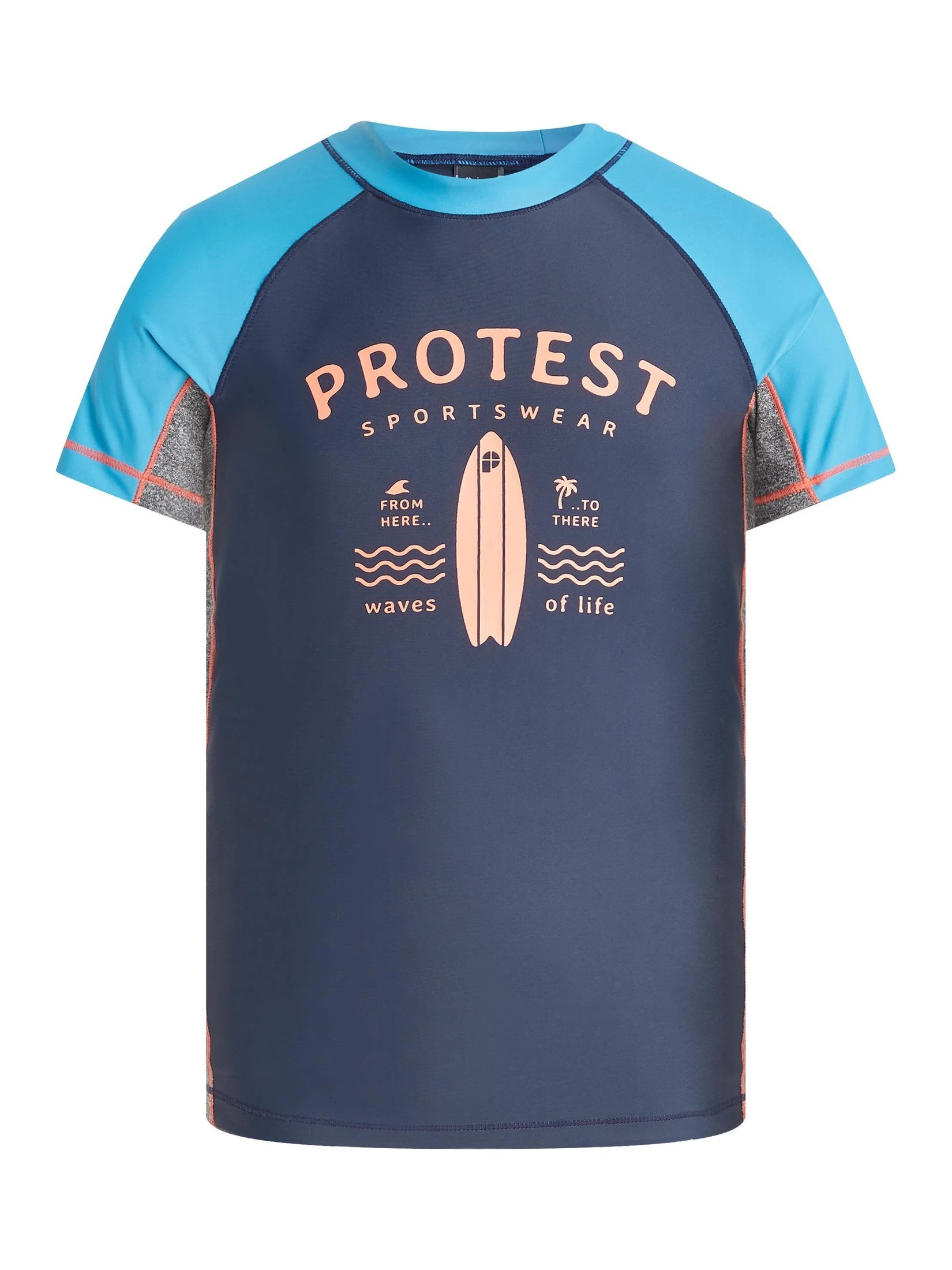 Protest Kurzarm-Rashguard " PRTAKINO JR In Night Skyblue 3 Protest Kurzarm-Rashguard " PRTAKINO JR In Night Skyblue