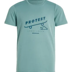 Protest Kurzarm-Rashguard " PRTBILLIE JR In Arcticgreen