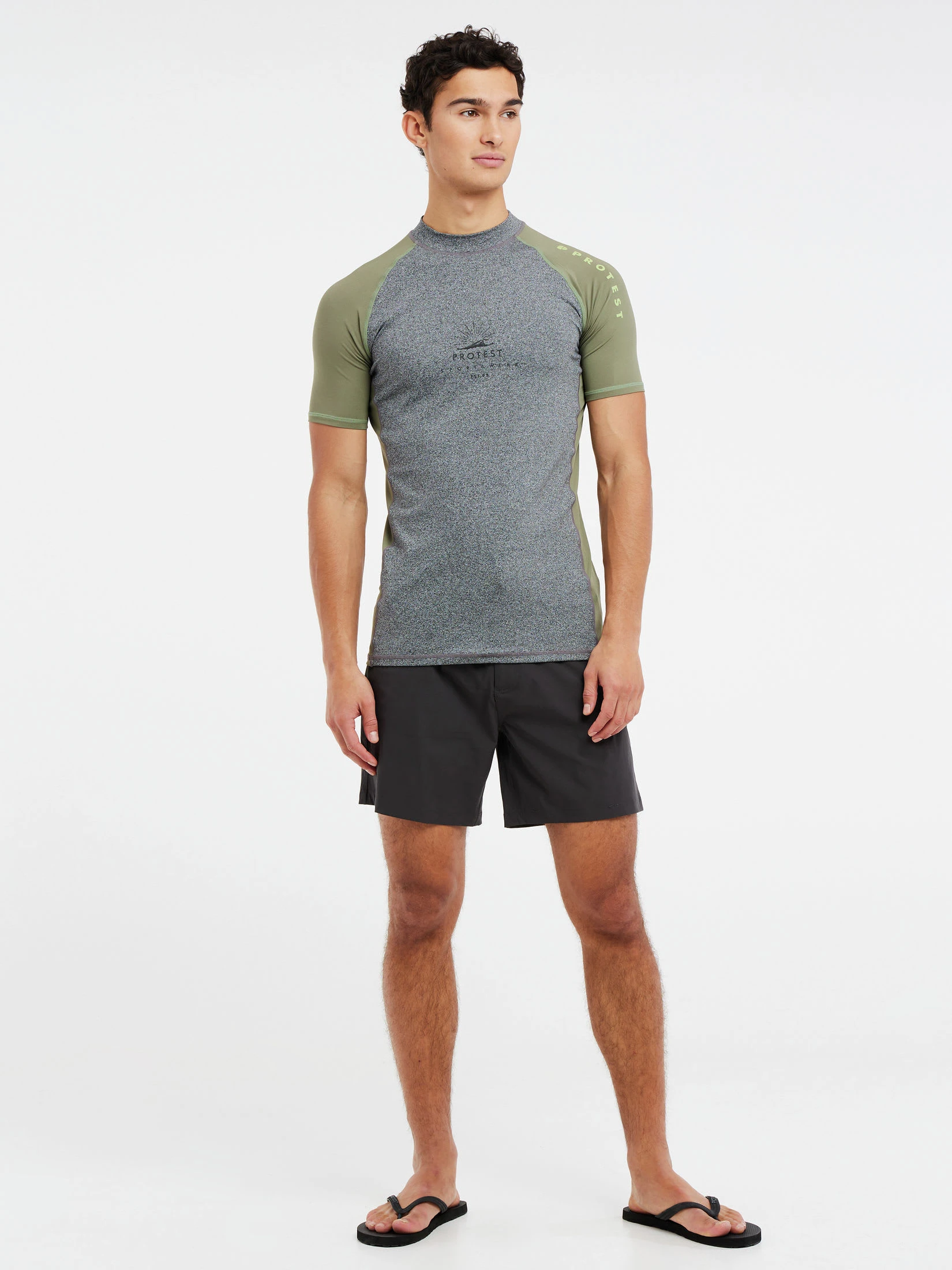 Protest Kurzarm-Rashguard " PRTHORROCKS In Dark Grey Melee 5 Protest Kurzarm-Rashguard " PRTHORROCKS In Dark Grey Melee – Bild 3