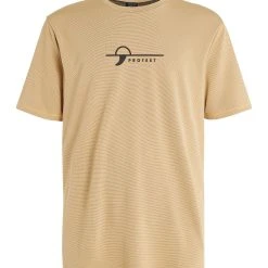 Protest Kurzarm-Rashguard " PRTLEGUNDI In ButterYellow