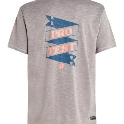 Protest Kurzarm-Rashguard " PRTPRETA In Dark Grey Melee -protest shop protest kurzarm rashguard prtpreta in dark grey melee 4