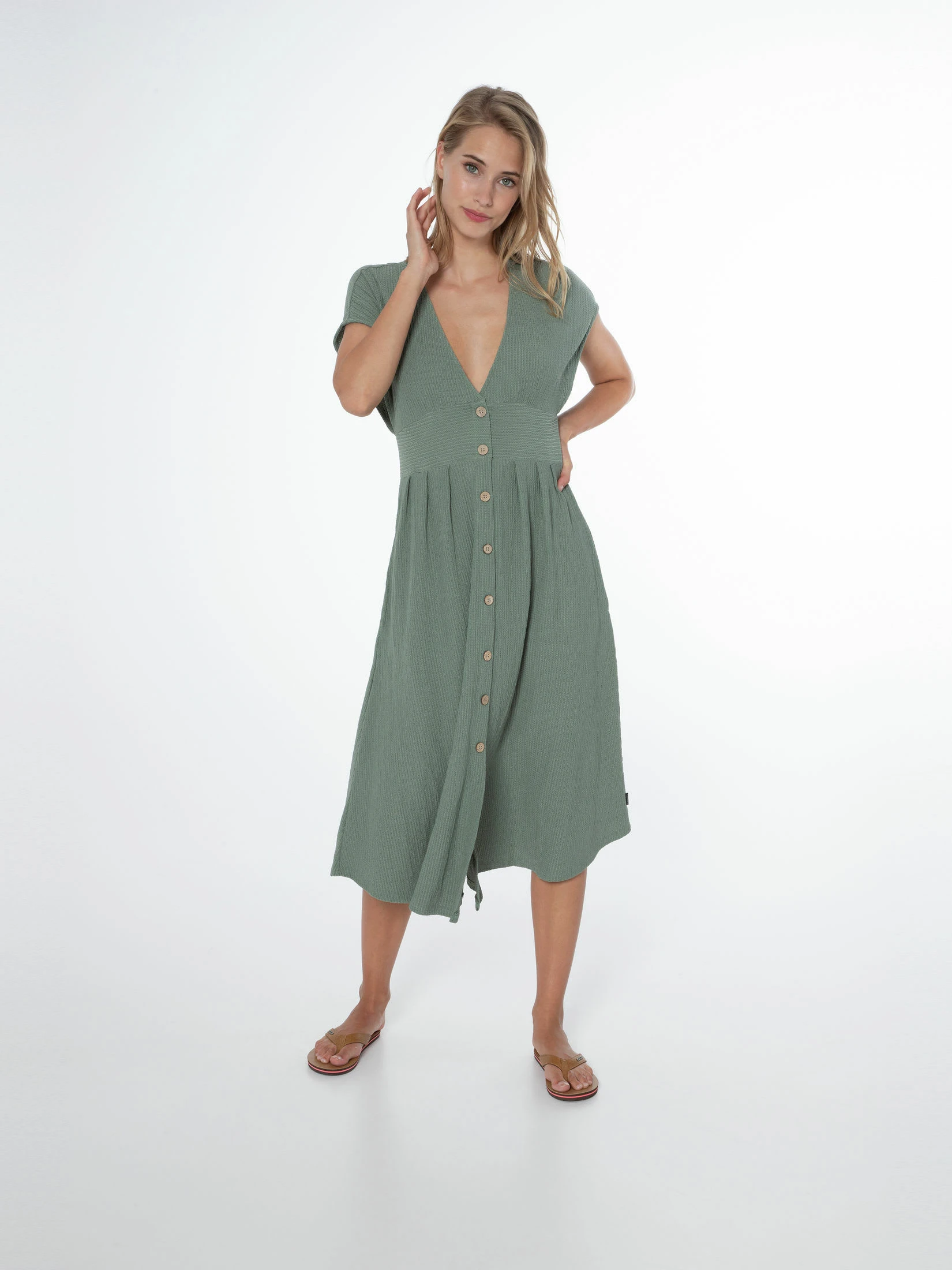 Protest Minikleid " PRTSAMBU In Glass Bottlegreen 5 Protest Minikleid " PRTSAMBU In Glass Bottlegreen – Bild 3