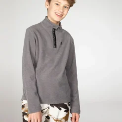 Protest Pulli " PERFECTYM JR In Dark Grey Melee -protest shop protest pulli perfectym jr in dark grey melee 1