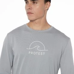Protest Rashguard Long Sleeve " PRTAILMER In Dark Grey Melee 14 Protest Rashguard Long Sleeve " PRTAILMER In Dark Grey Melee -protest shop protest rashguard long sleeve prtailmer in dark grey melee 5
