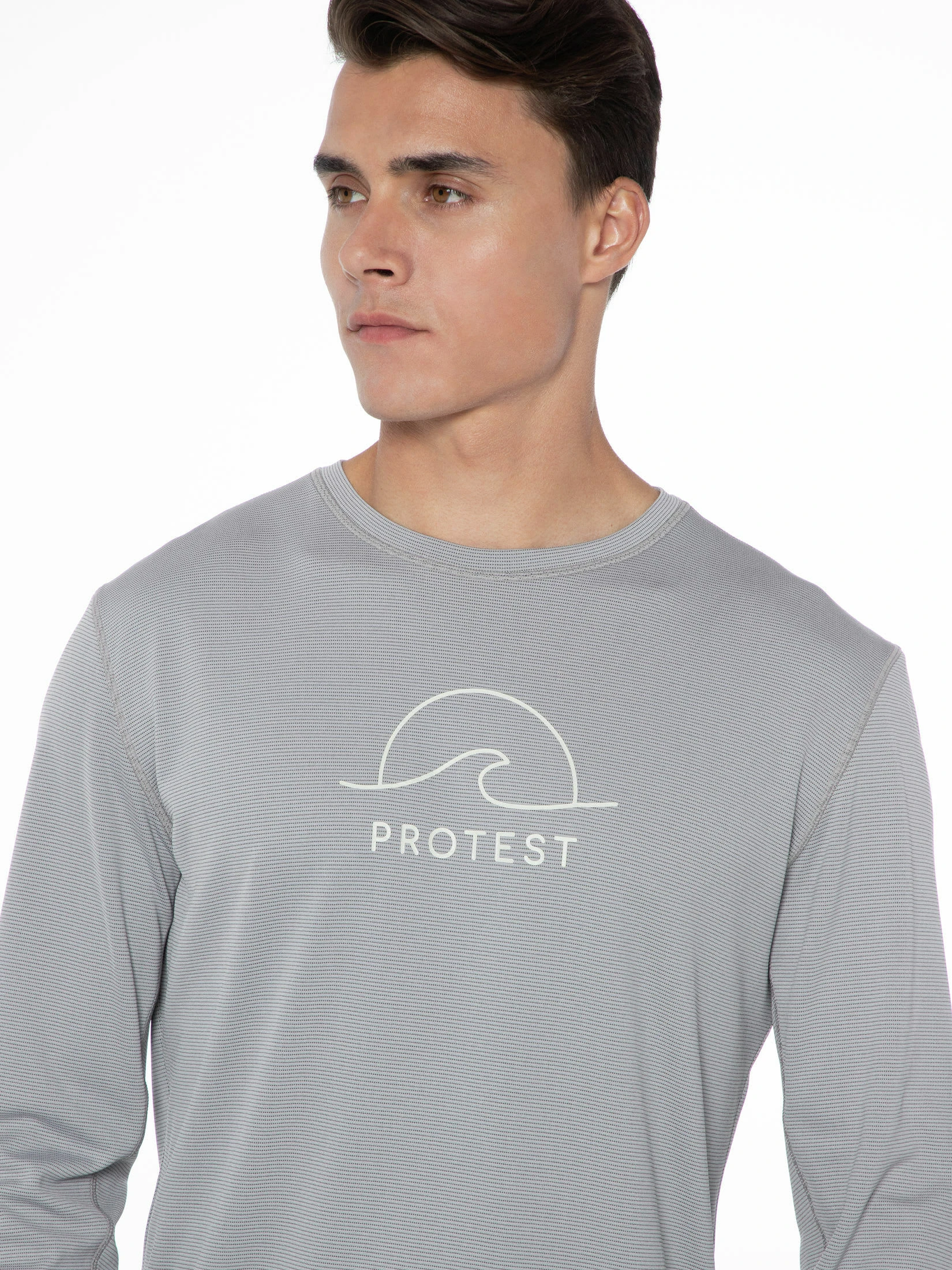 Protest Rashguard Long Sleeve " PRTAILMER In Dark Grey Melee 8 Protest Rashguard Long Sleeve " PRTAILMER In Dark Grey Melee – Bild 6