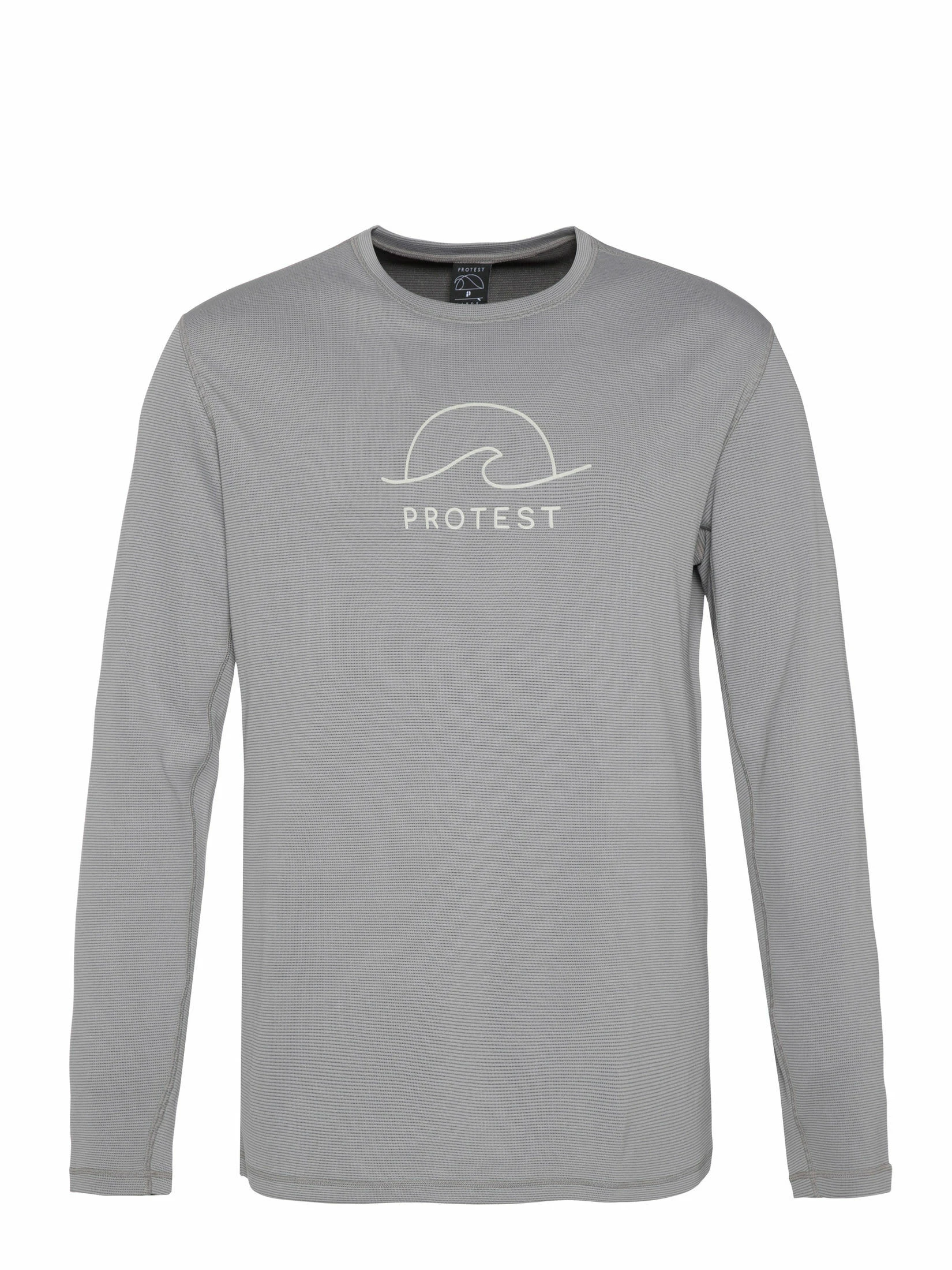 Protest Rashguard Long Sleeve " PRTAILMER In Dark Grey Melee 3 Protest Rashguard Long Sleeve " PRTAILMER In Dark Grey Melee