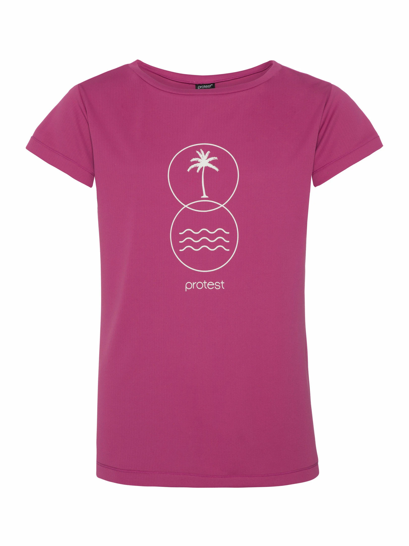 Protest Rashguard Short Sleeve " PRTAMELIA JR In Chalk Violet 3 Protest Rashguard Short Sleeve " PRTAMELIA JR In Chalk Violet