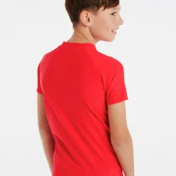 Protest Rashguard Short Sleeve " PRTBERENT JR In Tomato -protest shop protest rashguard short sleeve prtberent jr in tomato 3