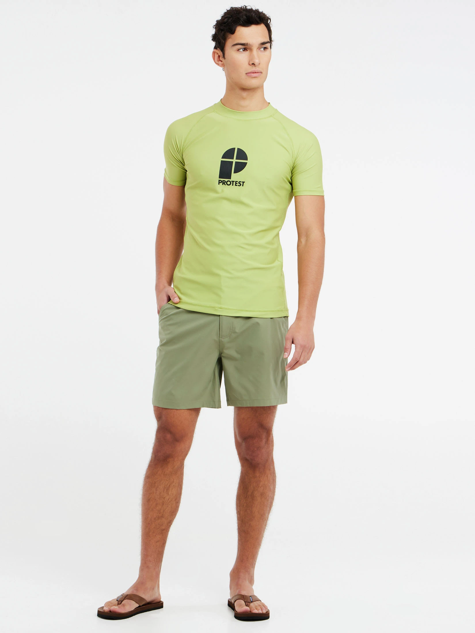 Protest Rashguard Short Sleeve " PRTCATER In AlgaeGreen 5 Protest Rashguard Short Sleeve " PRTCATER In AlgaeGreen – Bild 3