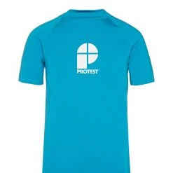 Protest Rashguard Short Sleeve " PRTCATER In Electric Blue